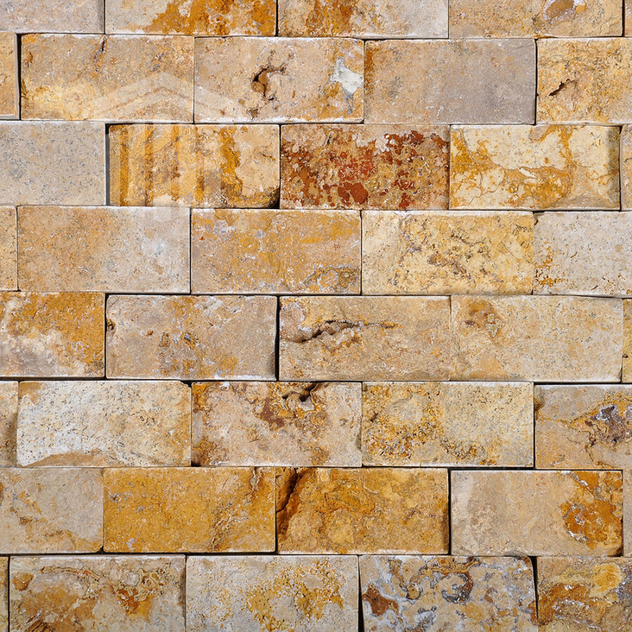 textura mozaic travertin golden sienna scapitat