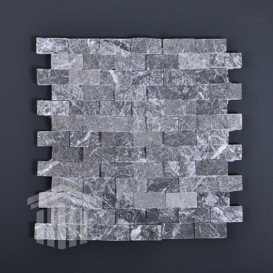 produs mozaic placaj marmura bluestone scapitat 2.3x4.8x1.5cm