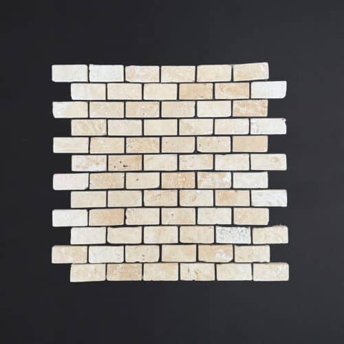 Mozaic Travertin Classic Antichizat 2.3 x 4.8 x 1.2 cm