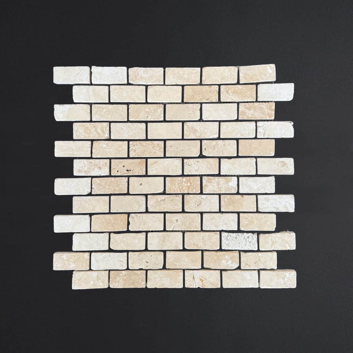 Mozaic Travertin Classic Antichizat 2.3 x 4.8 x 1.2 cm