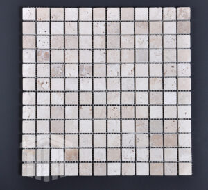 produs mozaic travertin classic antichizat 2.3x2.3x1cm