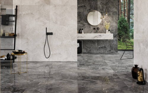 Contratreaptă Marmură Savana Grey Lustruită Bizotata 1L 140 x 16 x 2cm