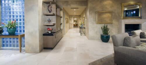 Glaf Travertin Classic CC Chituit si Mat Bizotat 1L 120 x 20 x 2cm