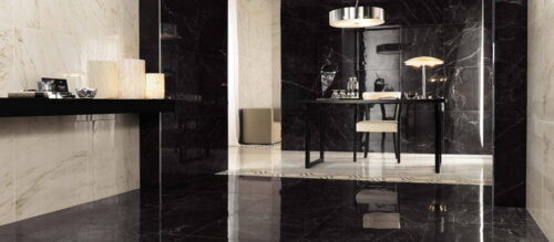 Glaf Marmură Savana Grey Lustruită Bizotata 1L 130 x 20 x 2cm