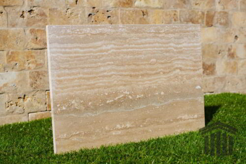 Travertin Classic Vein Cut Mat stone outlet - Travertin Classic VC Chituit si Mat 30.5x30.5x1.2cm