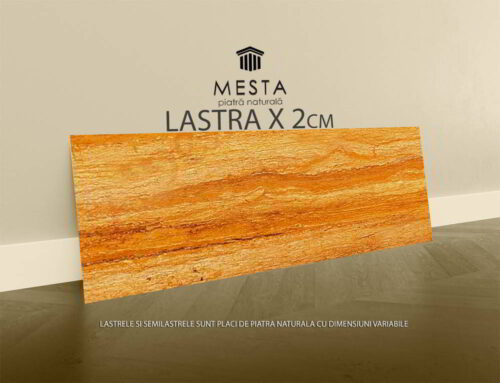Glaf Travertin Golden Sienna VC Chituit si Lustruit Bizotat 1L 140 x 20 x 2cm