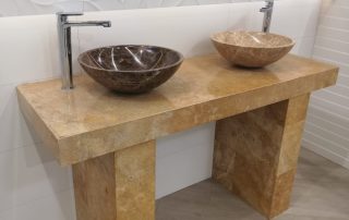 travertin in baie proiect in interior 10 - Proiecte de Interior folosind Piatră Naturală